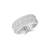Eternal Blizz 925 Sterling Silver Full Eternity Ring